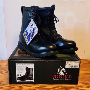 NWT Men's Rocky 9" Mountain Stalker Black Boots
